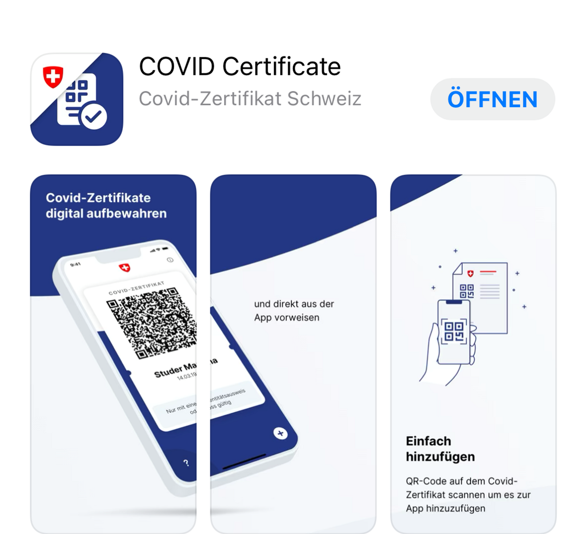 Covid-19-Zertifikat